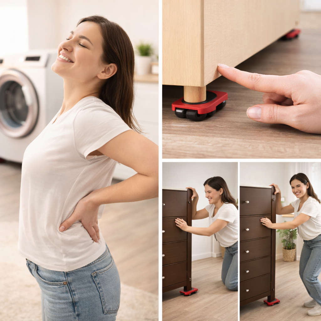 EASYMOVE™ Mueve todo sin esfuerzo. Sin ayuda. Sin dolor